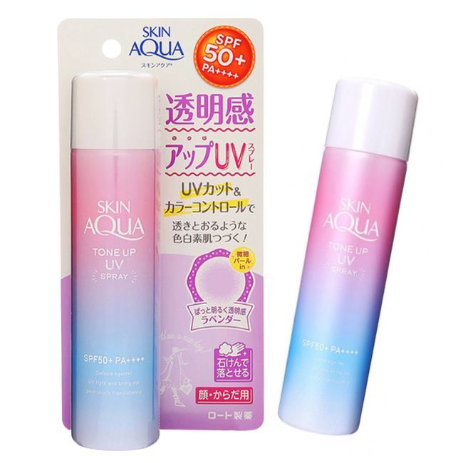 Xịt Chống Nắng Skin Aqua Tone Up UV SPF 50+ Nhật Bản