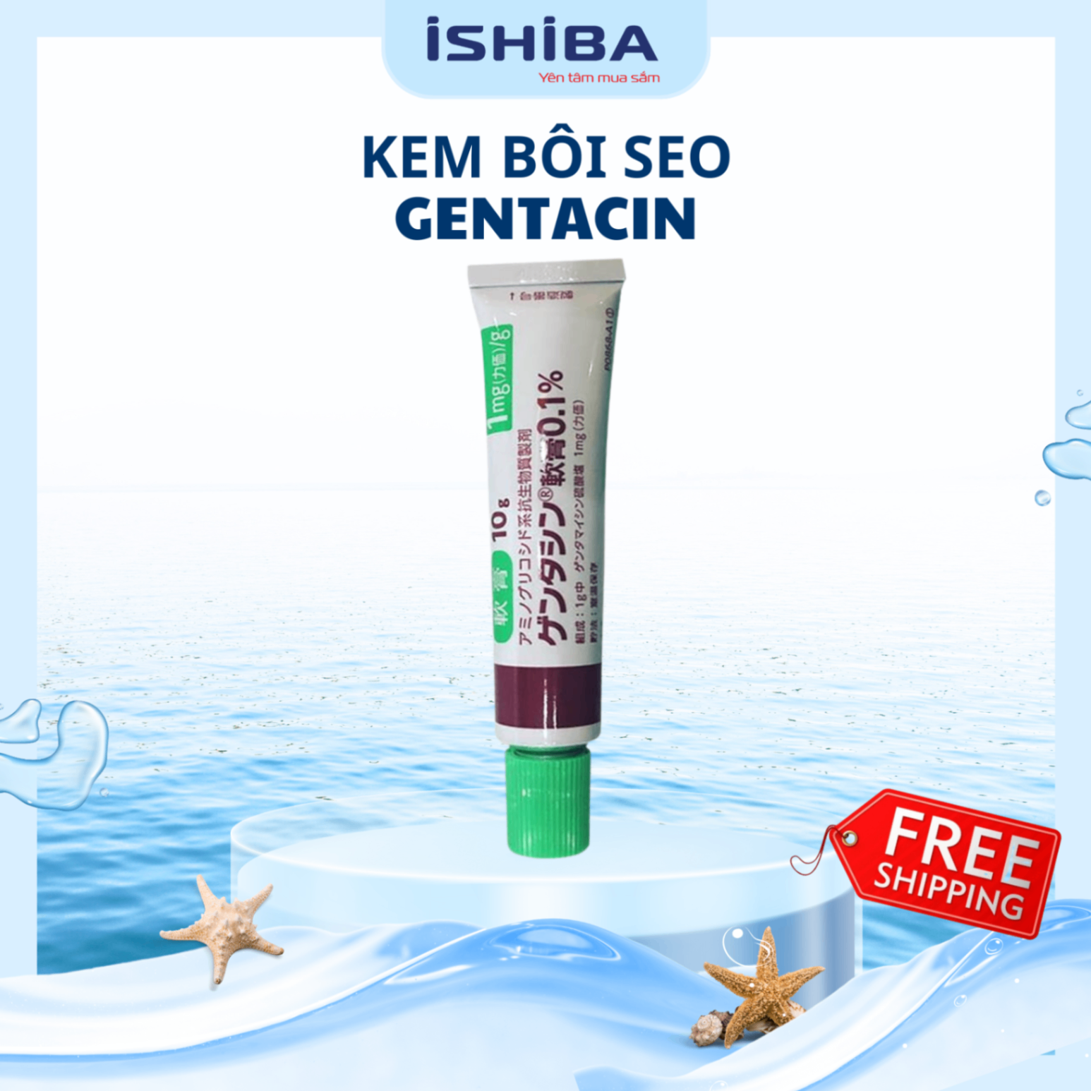 Kem Trị Sẹo Thâm Gentacin 0.1% Nhật Bản (300/th)