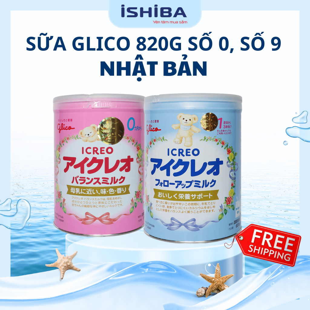 Sữa Glico Icero Nội Địa Nhật Bản Cho Bé
