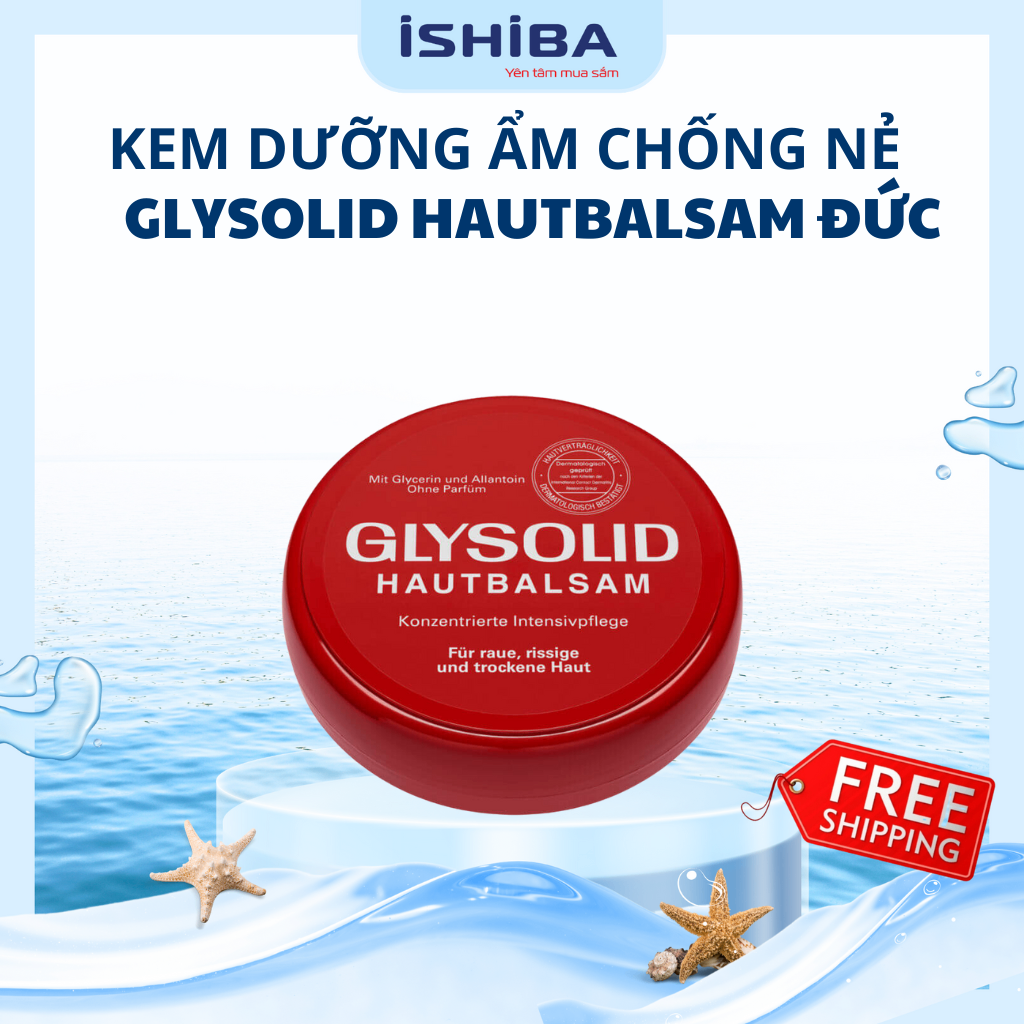 Kem nẻ Glysolid Hautbalsam đỏ hũ 100ml Đức
