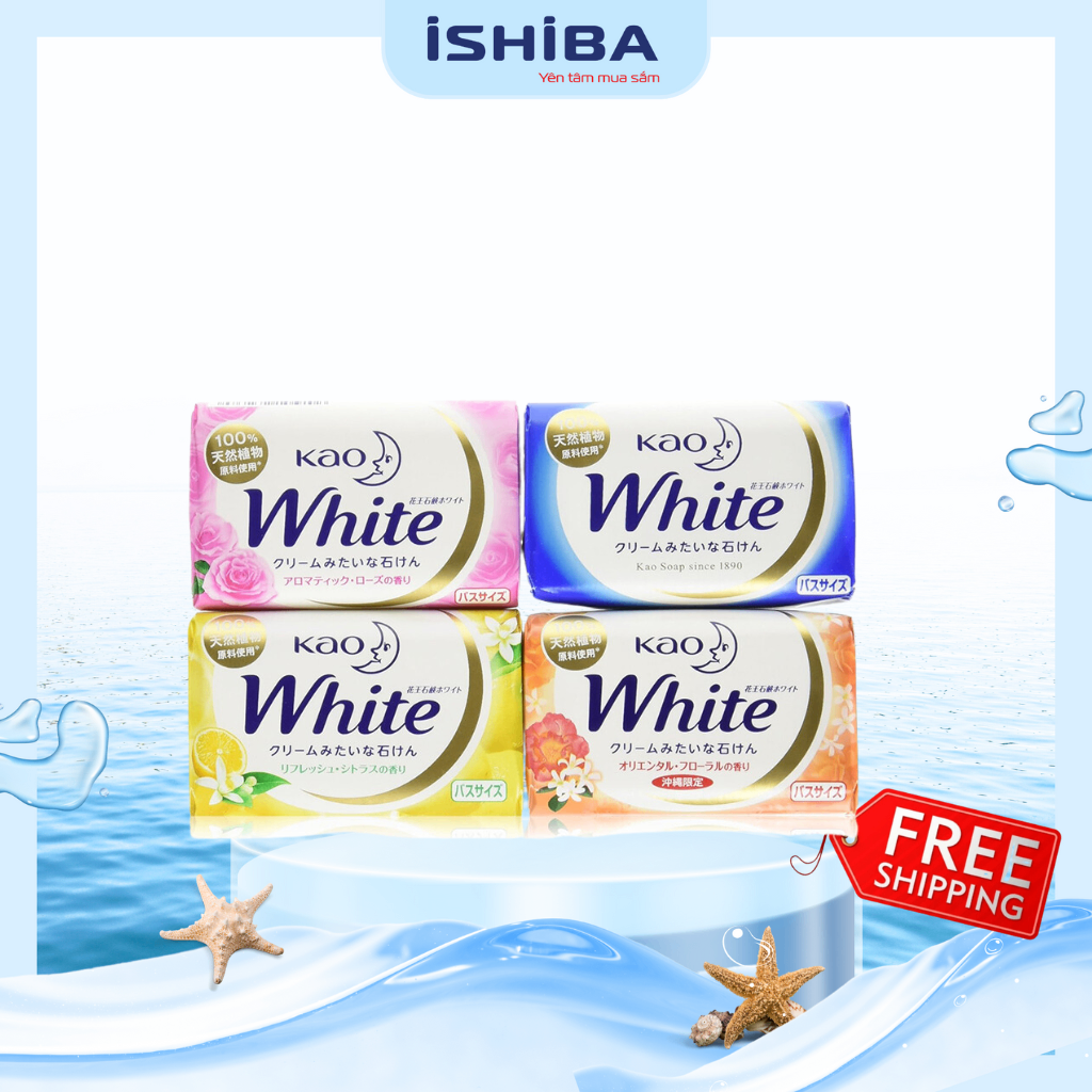 Xà phòng tắm KAO White 130g Nhật Bản