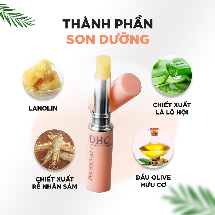 Son dưỡng môi DHC Lip Cream của Nhật Bản