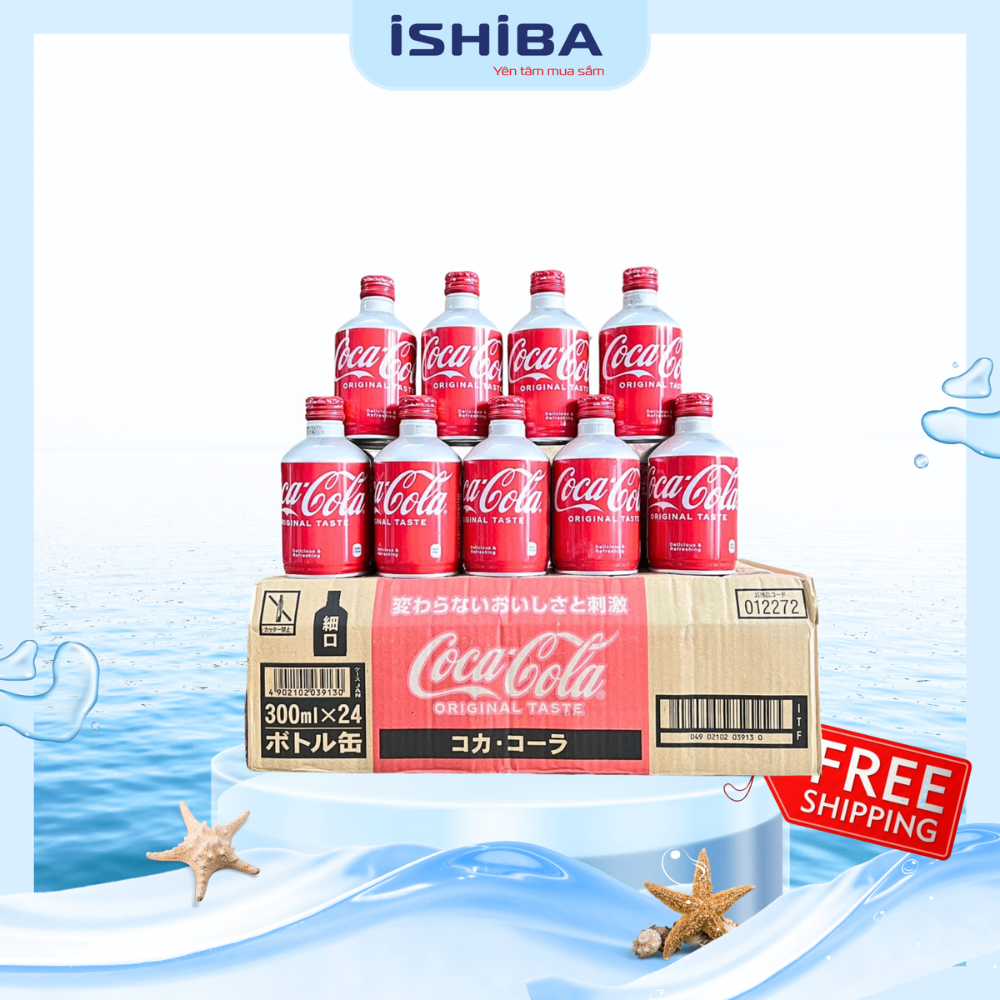 1 lon Coca nắp vặn 300ml/lon Nhật T10/25