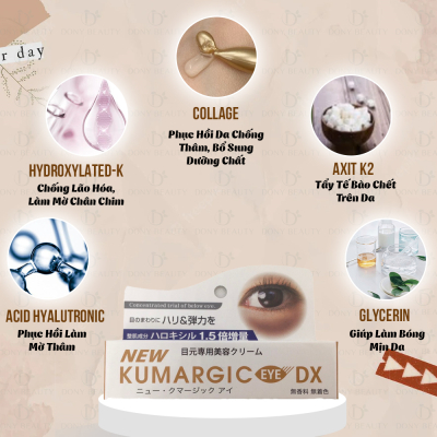 Kem thâm quầng mắt Kumargic Eye Cream Nhật Bản 20g