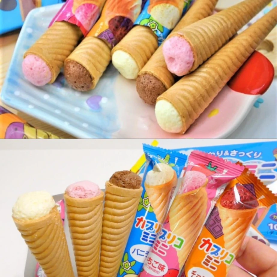 Bánh ốc quế Glico Nhật Bản (gói 10 chiếc) (12/th) Date 10/25