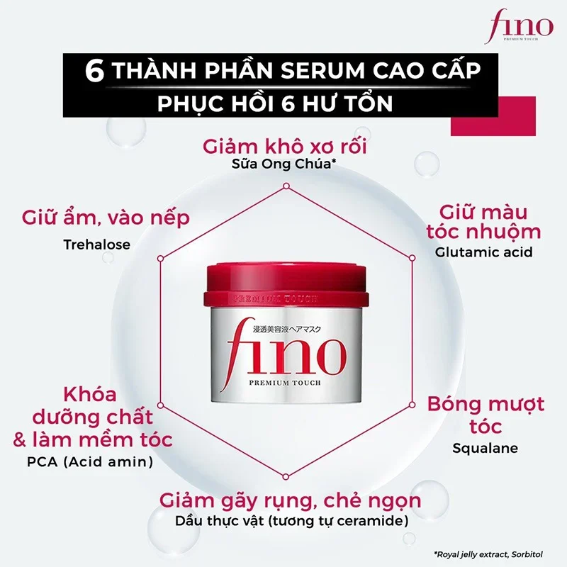 Ủ tóc Fino Shiseido 230g Nhật Bản