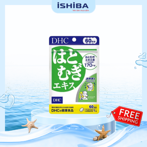 Viên uống DHC Nhật Bản - DHC trắng da Hatomugi Coix 60 ngày (60v)