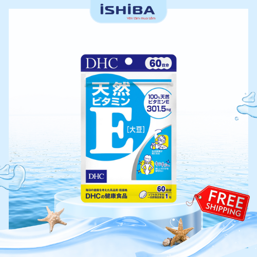 Viên uống DHC Nhật Bản - DHC vitamin E 60 ngày (60v)