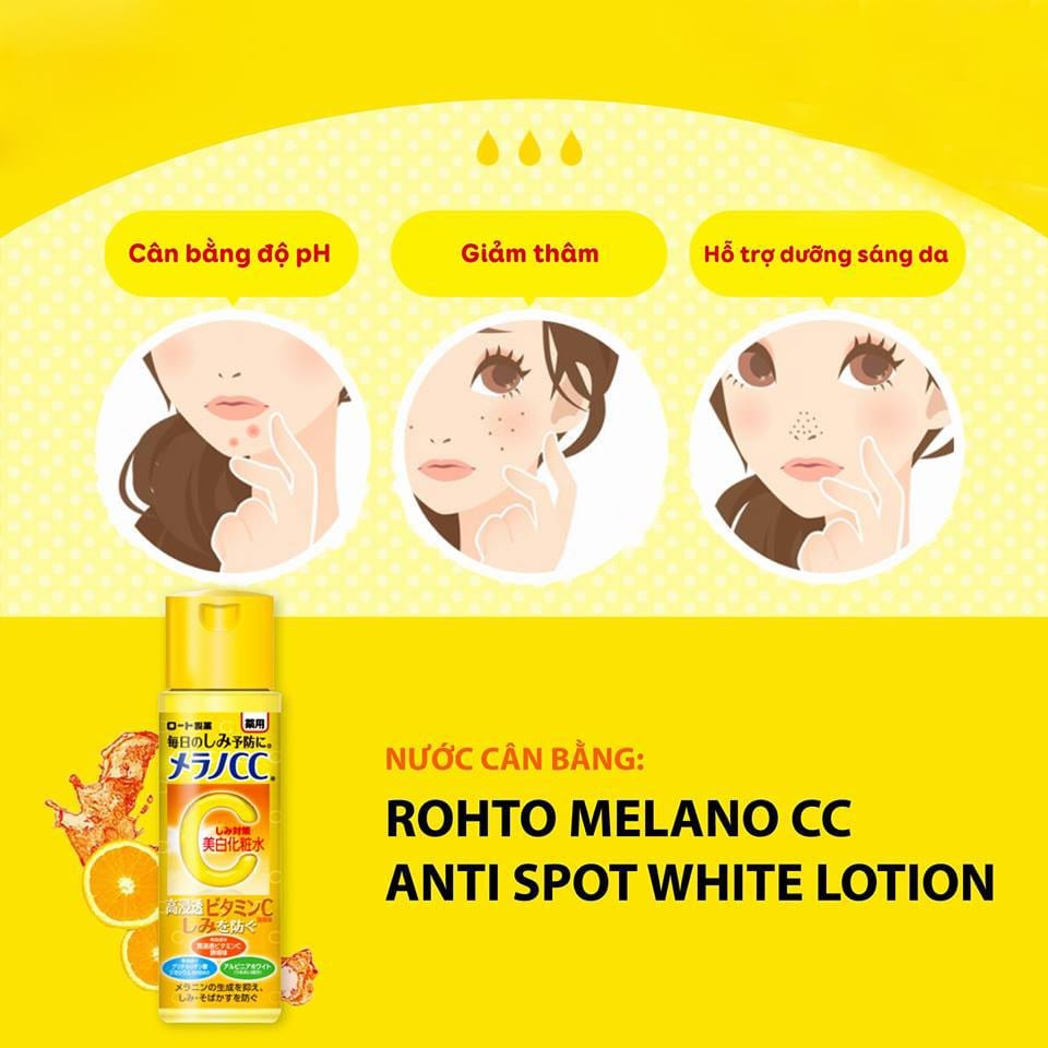 Toner/Nước hoa hồng CC MELANO 170ml (48/th)