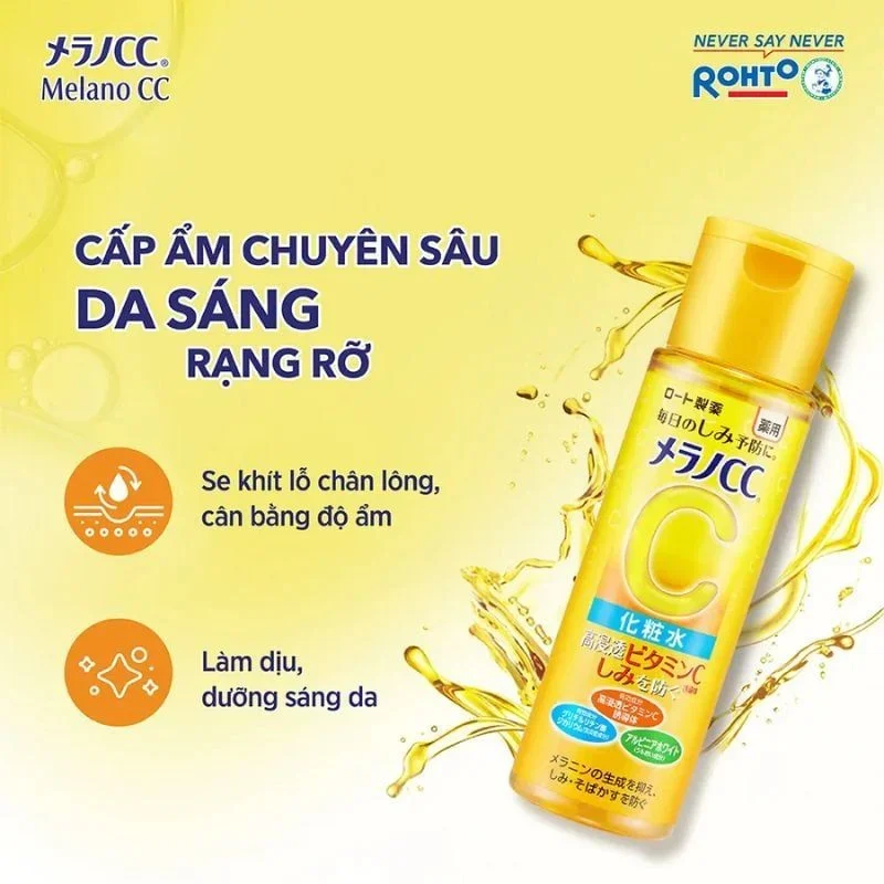 Toner/Nước hoa hồng CC MELANO 170ml (48/th)