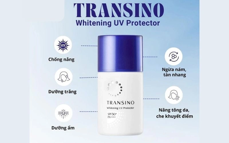 Transino kem dưỡng ban ngày kèm chống nắng SPF 50+ (80/th)