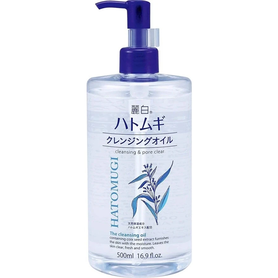 Tẩy Trang Ý Dĩ Hatomugi Cleansing Oil 500ml (20/th) - Dạng Dầu