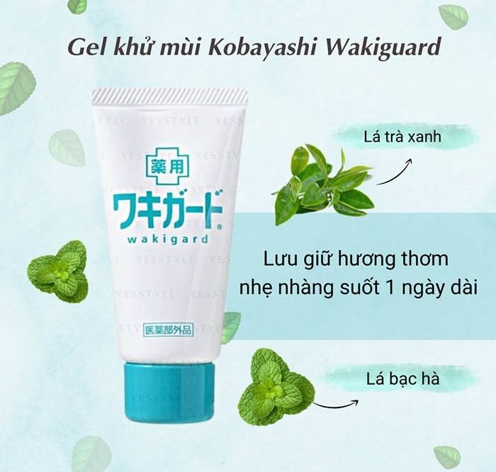 Gel đặc trị hôi nách, lăn nách Kobayashi Nhật (60/th)