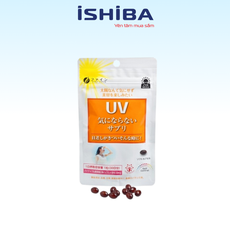 Viên uống chống nắng UV Fine Nhật Bản gói 30 viên (50/th) Date T3/26