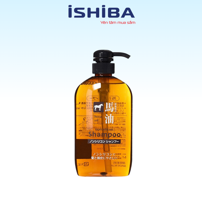 Dầu Gội Dầu Xả Mỡ Ngựa Nhật Bản 600ml