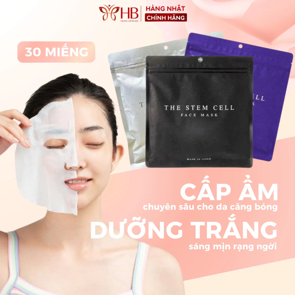 Mặt Nạ Tế Bào Gốc The Stem Cell NMN Face Mask Của Nhật Túi 30 miếng