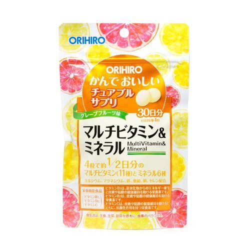 Viên uống Orihiro 120 viên Nhật Bản dạng túi (48/th) - MultiVitamin & Mineral T1/27