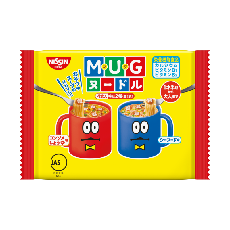 Mỳ Mug Nissin Nhật Bản 96g Cho Bé Ăn Dặm từ 1 tuổi