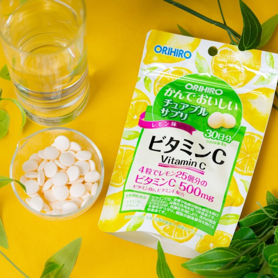 Viên uống Orihiro 120 viên Nhật Bản dạng túi (48/th) - Bổ sung Vitamin C T12/26