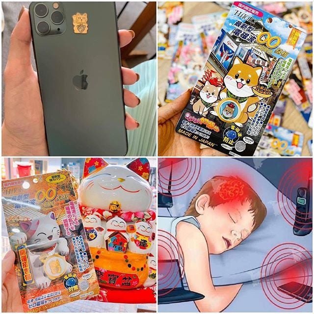Miếng dán chống sóng điện từ Chip Hitoki Nhật Bản
