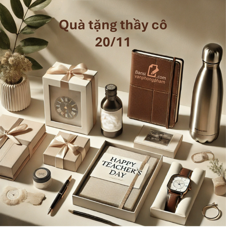 Gợi Ý 5 Món Quà Ý Nghĩa Cho Ngày 20/11 – Tri Ân Thầy Cô Cùng Bansivanphongpham.com