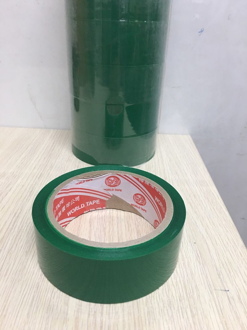 Băng Keo Màu 36mm - 70Y 8 cuộn - Xanh Lá Cây