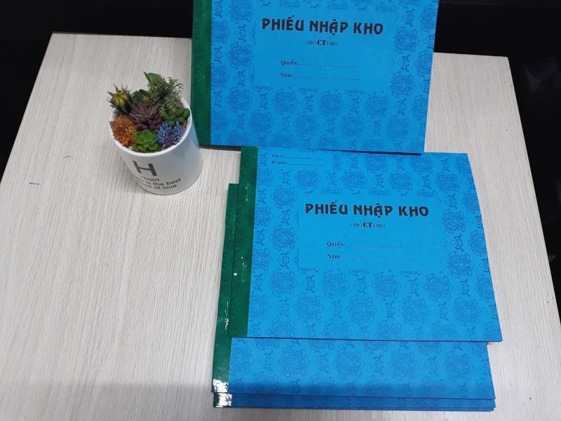 Phiếu nhập kho 2 liên (A5, 25 bộ)