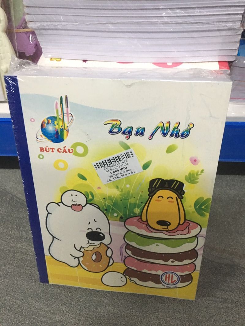 Vở Bút Cầu 96trang ĐL60 4 ô ly /5 ô ly