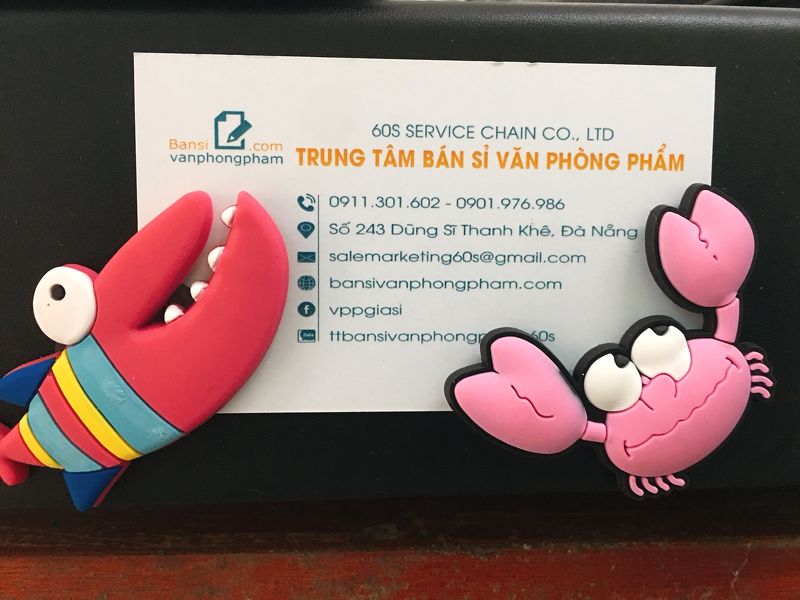 Nam châm nhiều hình PVC - sinh vật biển (K)