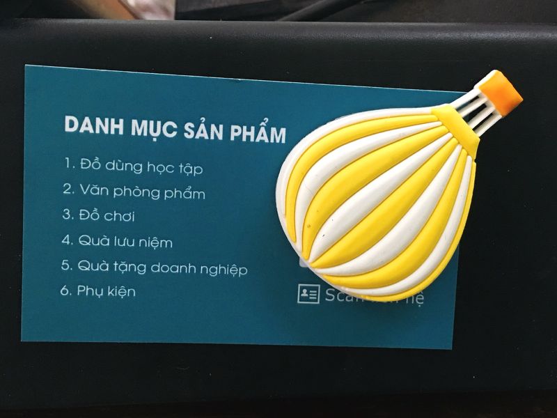 Nam châm nhiều hình PVC - kinh khí cầu