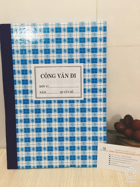 Sổ Công văn đi bìa caro (VAT)