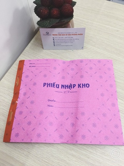 Phiếu nhập kho 1 liên tốt (A5, 50 tờ)