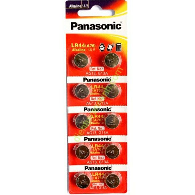 Pin nút nhỏ Panasonic LR44 1.5V - set 2 viên