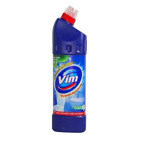 Nước tẩy toilet Vim vệ sinh 880ml (xanh) - (Thùng 16) (HĐ 8%)