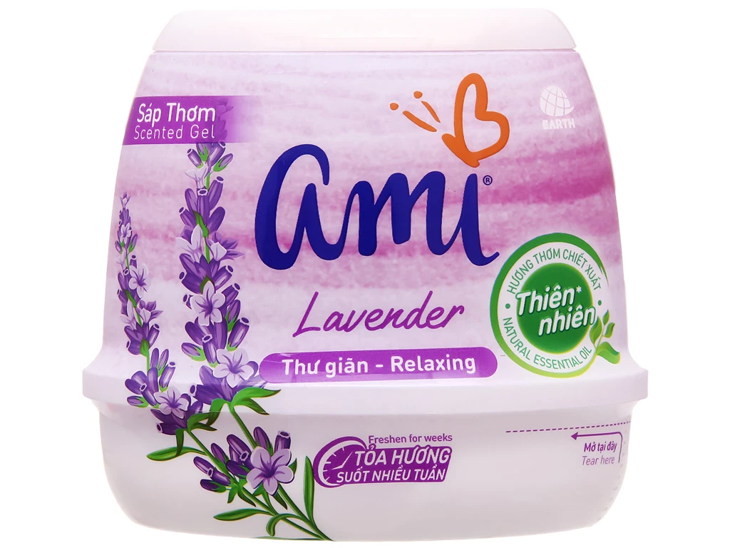 Sáp thơm Ami 200gr ( Lily, Lavender, Ylang, Citrus)(HĐ 8%)