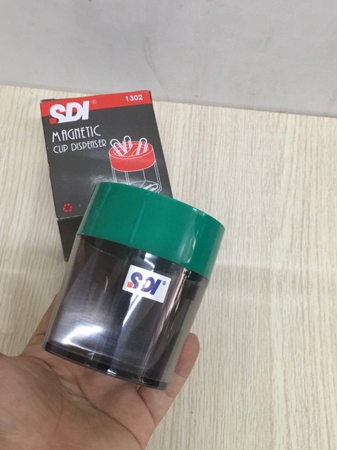 Hộp đựng ghim kẹp đứng tròn SDI No.1302