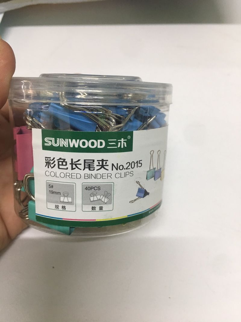 Kẹp Bướm Màu Sunwood 19mm