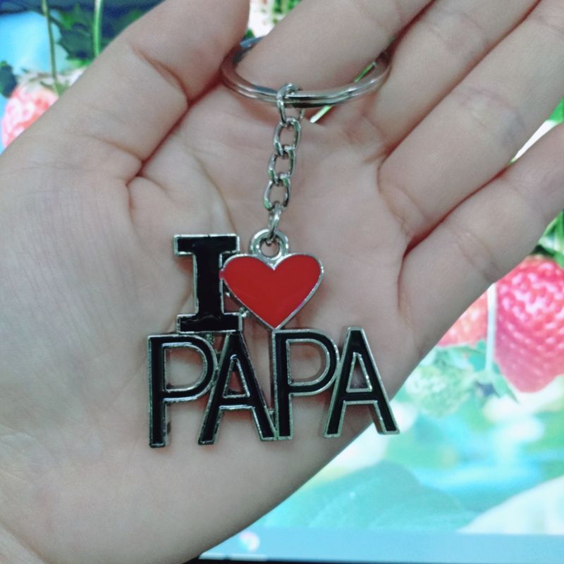 Móc khóa I love PAPA