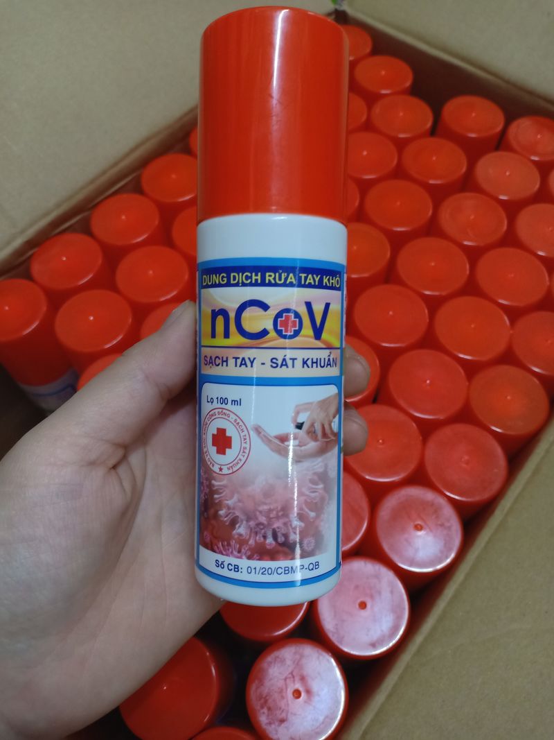 Dung dịch rửa tay khô nCoV 100ml