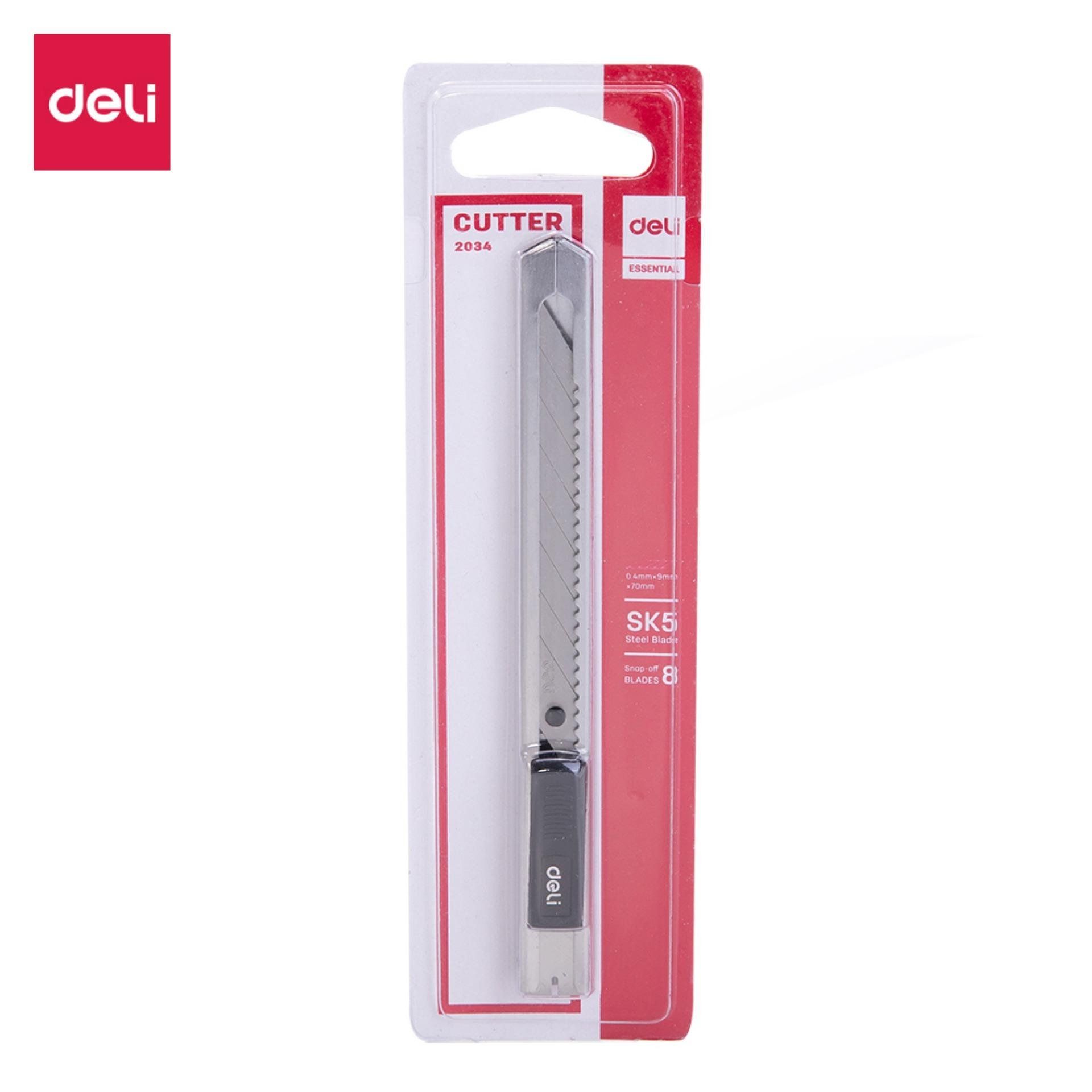 Dao rọc giấy Deli sắt 2034 30 độ 0.9cm