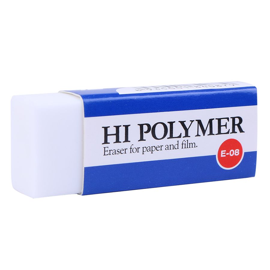 Tẩy TL Hi Polymer E-08 hộp 30