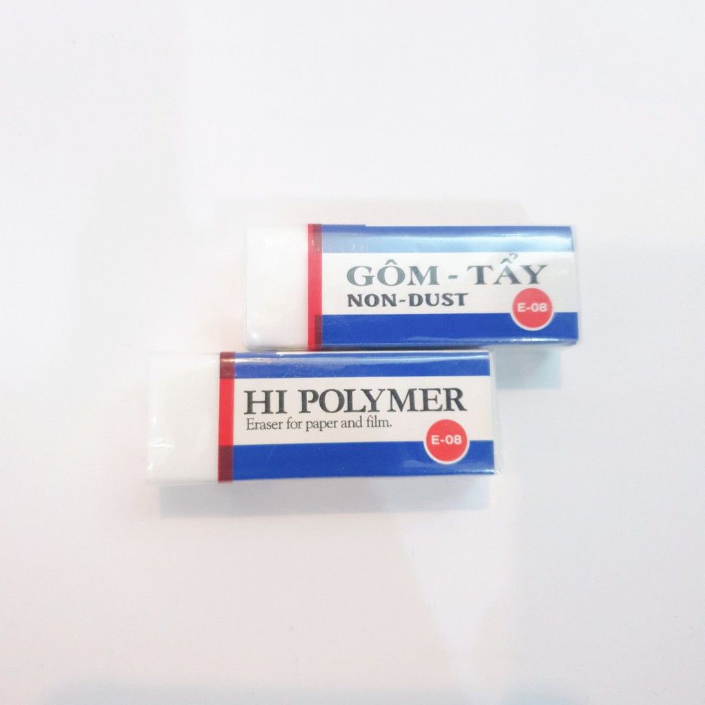 Tẩy TL Hi Polymer E-08 hộp 30