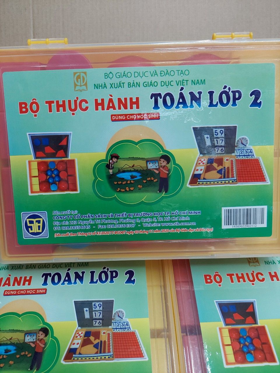 Bộ Toán lớp 2 Giáo Dục mới ( 1 hộp rời)