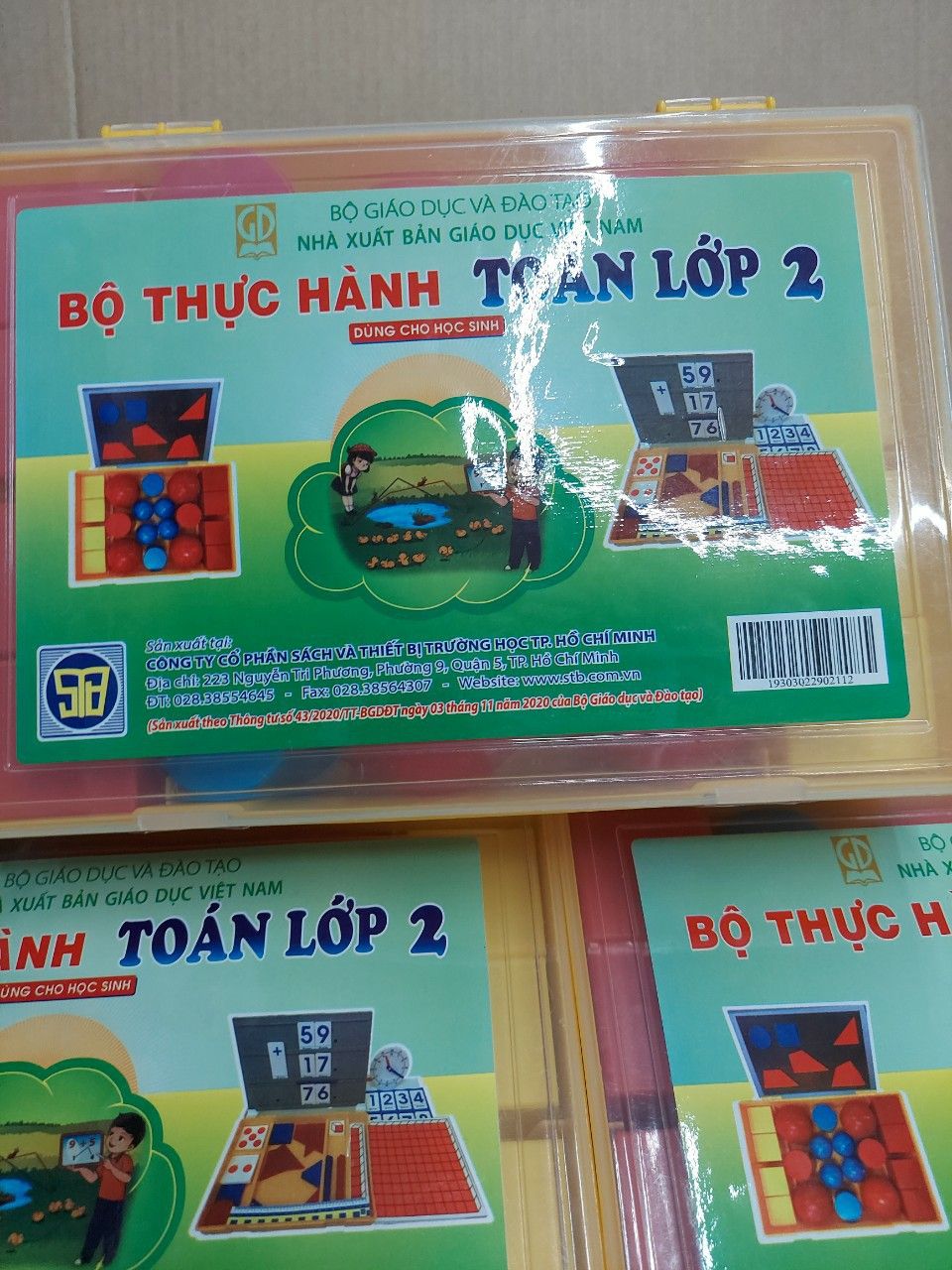 Bộ Toán lớp 2 Giáo Dục mới ( 1 hộp rời)