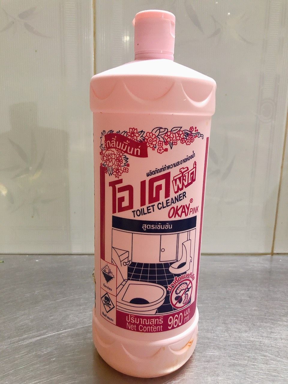 Nước tẩy toilet OKAY PINK (Thùng 12 chai)