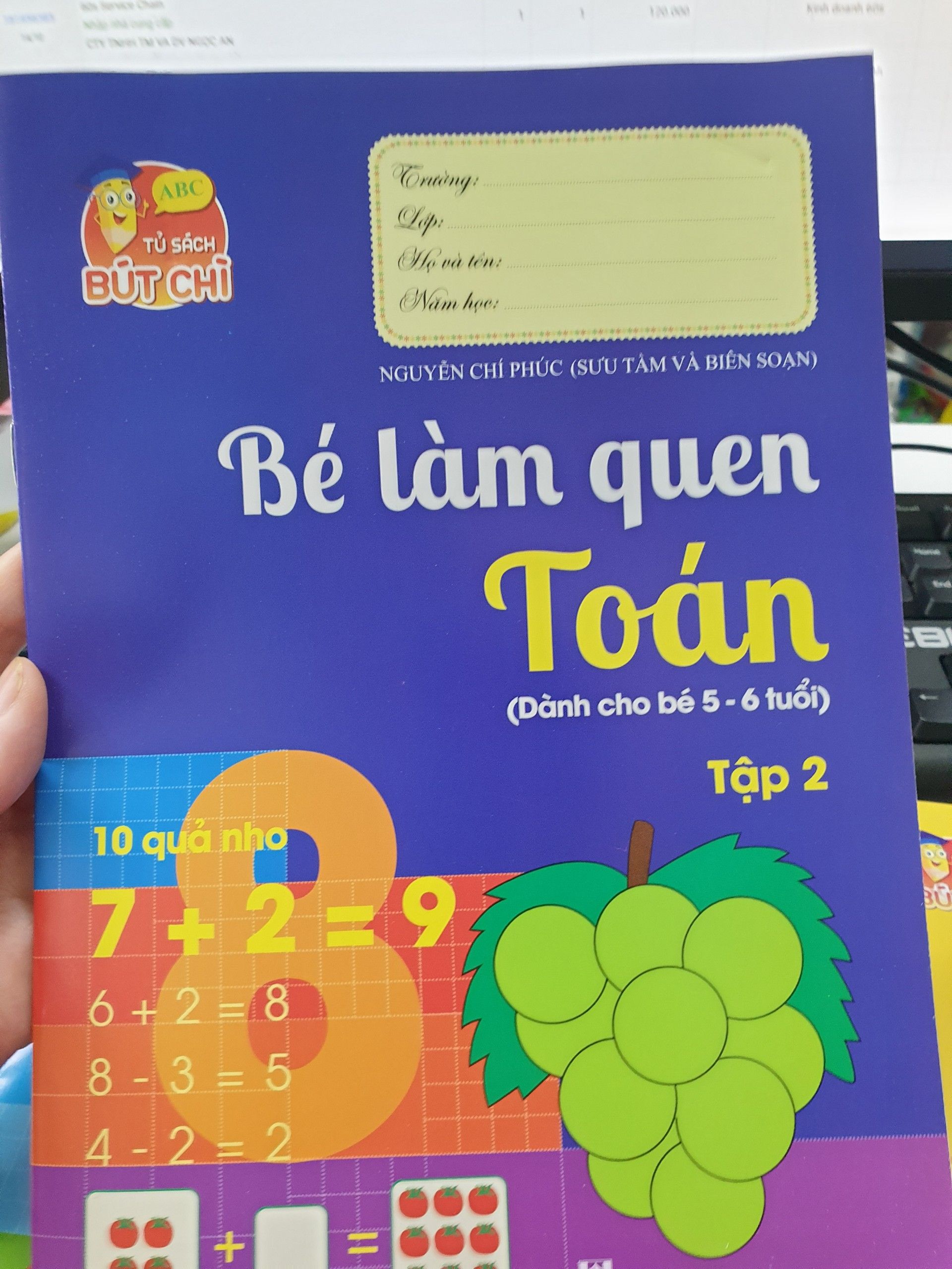 Bé làm quen Toán - Tập 2 ( Tủ sách bút chì)