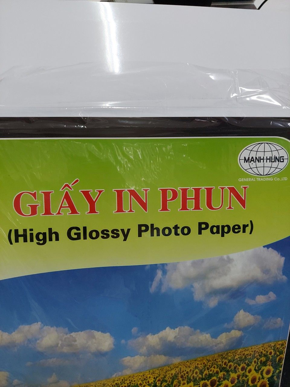 Giấy in ảnh A3 Mạnh Hưng 230 bóng 1 mặt