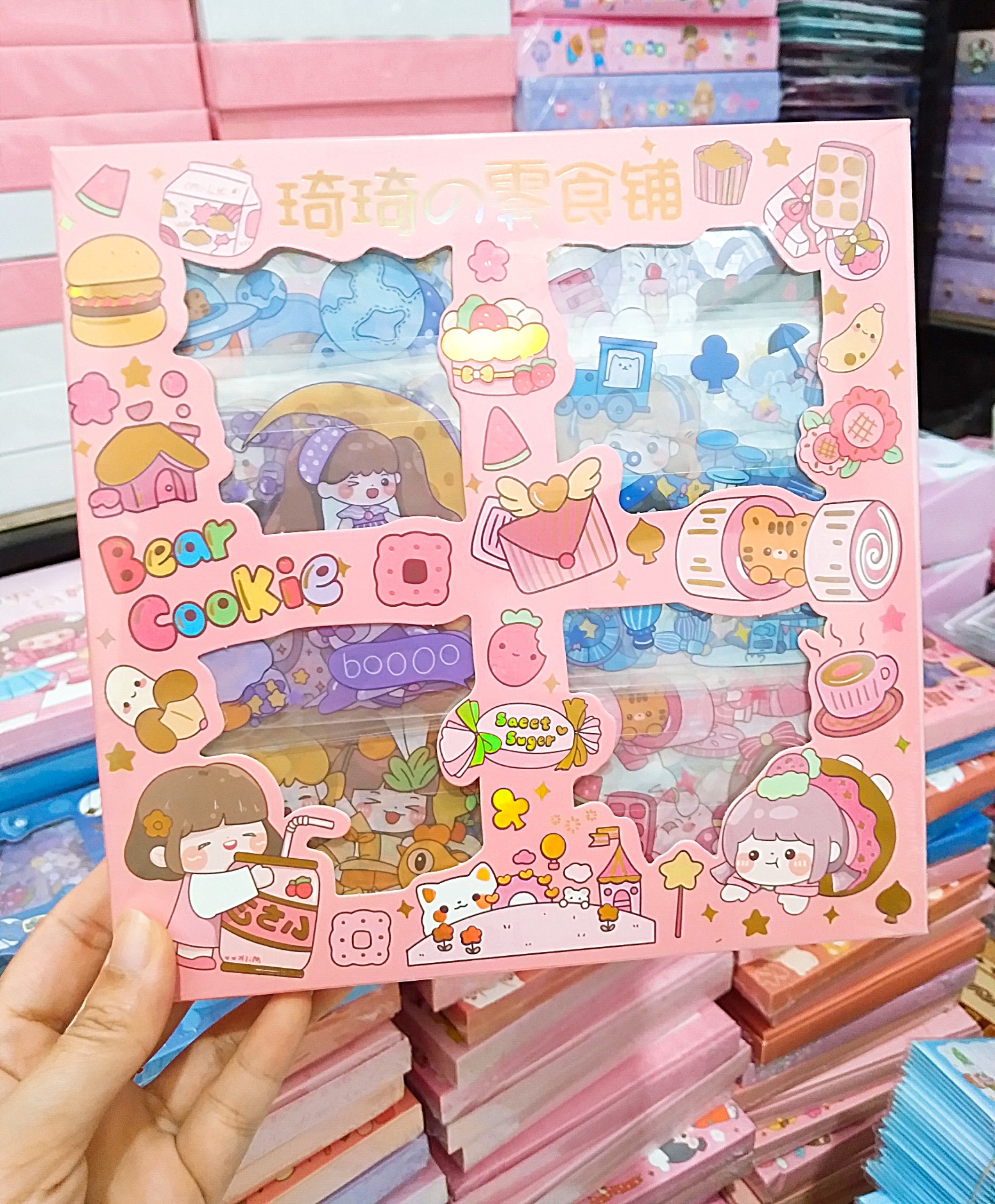 Sticker hộp lớn Q/ZHM01 (100 tấm)