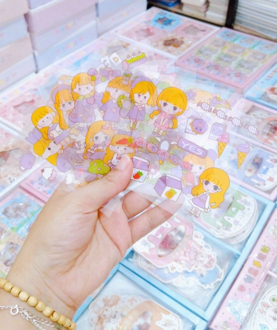 Sticker hộp 10 tấm lớn WX-ZR (K)