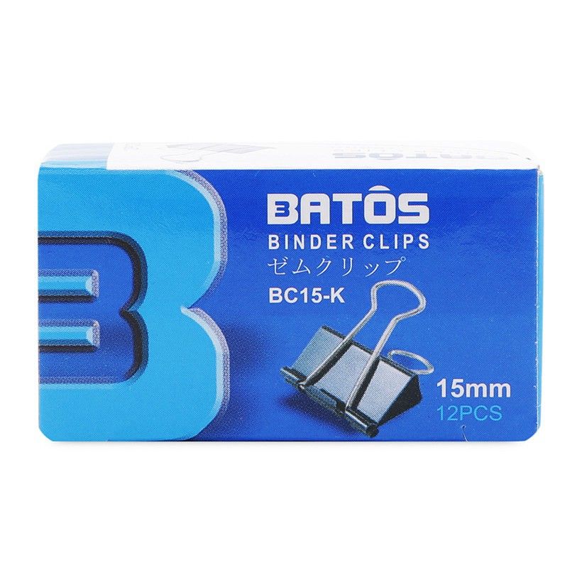 Kẹp đen 15mm Batos